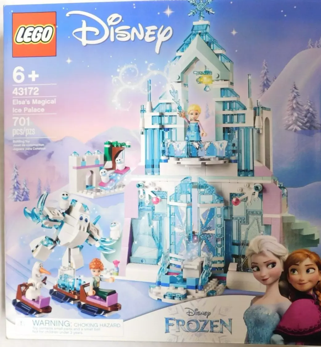 LEGO 43172 Disney Frozen Elsa s Magical Ice Palace 701 Pieces New