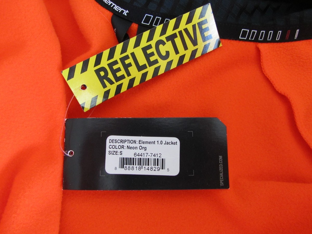 Men's Small SPECIALIZED ELEMENT 1.0 Reflective Cycling