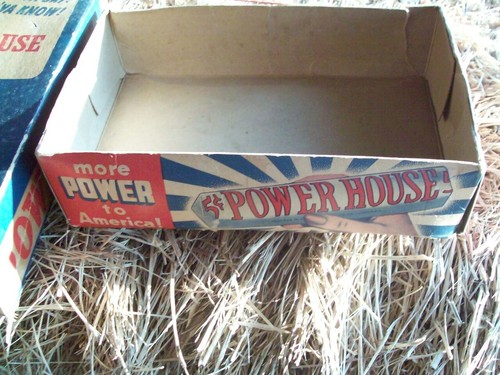 Rare 1930's Power House Candy Bar Box Store Advertising - Picture 6 of 8