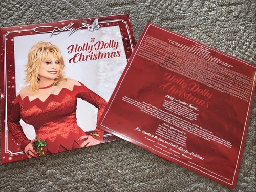 Dolly Parton - A Holly Dolly Christmas [Red Vinyl]  LP Album - Picture 1 of 2