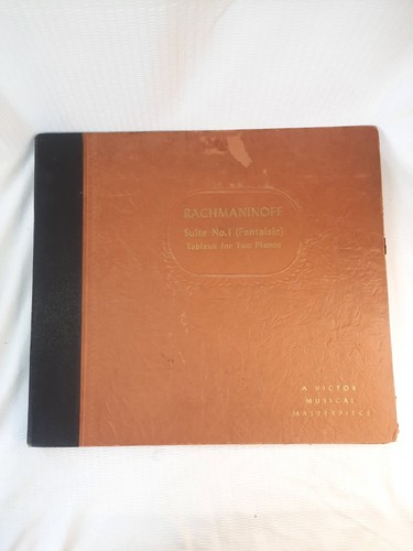 1940's Rachmaninoff Suite No.1 Fantaisie Victor Musical Masterpeice - Picture 1 of 20