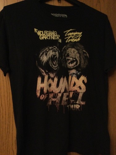 Wolfgang Gartner & Tommy Trash - “Hounds Of Hell” Black Tour Shirt - L