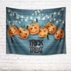 Pumpkin Lantern Trick 3D Wall Hang Cloth Tapestry Fabric Decorations Decor