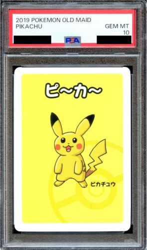 PSA 10 Pikachu Old Maid Babanuki Japanese Pokemon Center Promo Playing Card