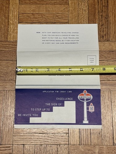 1968 American Oil Company Credit Card Application (x2) - Picture 11 of 12