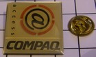 COMPAQ INTERNET ACCESS HP vintage pin badge X9Z