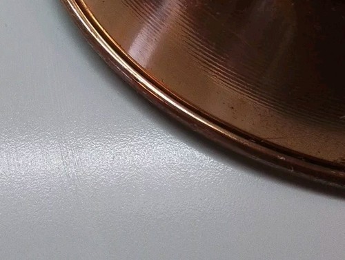 Kupfer Bratpfanne 6" rund mit Messinggriff Made in Korea für Dekor verwendet - Bild 9 von 10