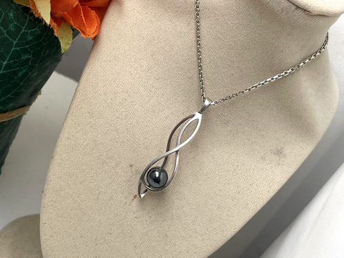 CHARLES RENNIE MACKINTOSH CJL 925 SOLID STERLING SILVER PENDANT 18" NECKLACE - Picture 5 of 13