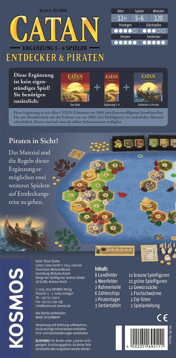 Thumbnail - Catan: Entdecker & Piraten – Ergänzung 5-6 Spieler