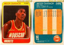 FLEER 1988 AKEEM OLAJUWON NBA HOUSTON ROCKETS SUPERSTAR VINTAGE MINT #53/130
