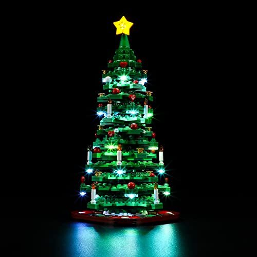 LED Light for Lego-40573 Christmas Tree Building Blocks Model (Lego Set NOT - Picture 1 of 6