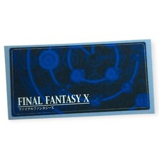 Sony PlayStation 2 PS2 Final Fantasy X 2001 Vintage VTG Memory Card Sticker