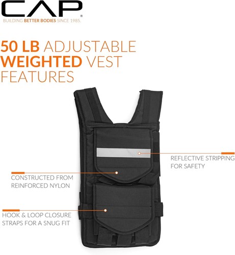 Adjustable Weighted Vest for Barbell Training, Various Sizes for Workout&Fitness - Picture 12 of 88