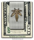 Marijuana Stainless-Steel Money Clip Weed Pot Dope Leaf Hash Hemp Grass Bud