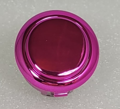 Japan Sanwa Metallic Pink Buttons x 2 Stück OBSJ-30-AG Video Arcade Parts - Bild 2 von 5