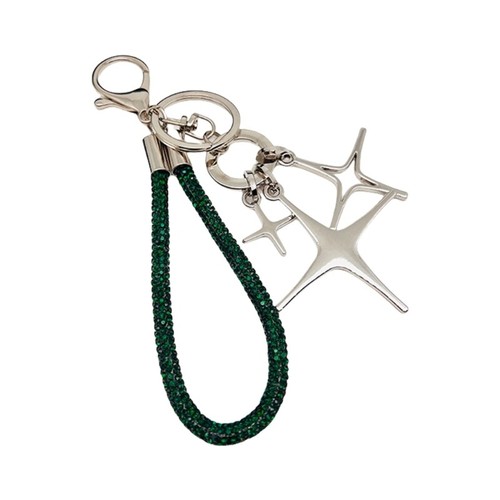 Stylish Star Charm Key Holder Accessory Featuring Elegant Rope Detailing - Afbeelding 12 van 15
