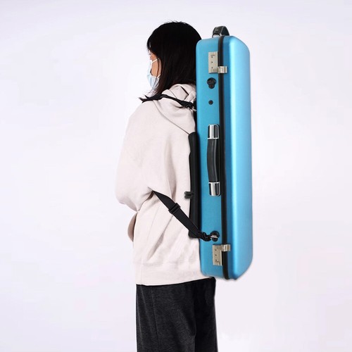 Estuche para violín 4/4 tamaño completo fibra de carbono carcasa dura con correas traseras bloqueo de código - Imagen 14 de 14