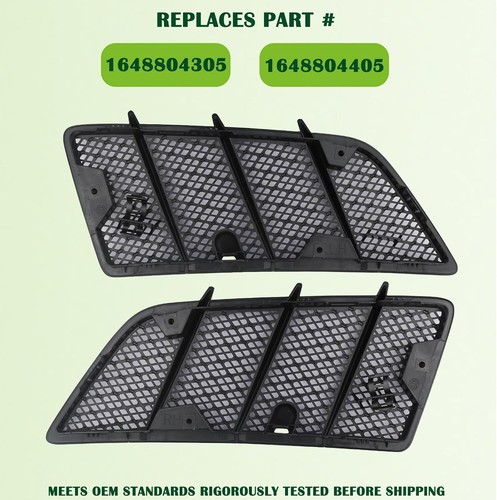 Paar Motorhaube Lüftungsgitter Abdeckung kompatibel mit 2008-2011 Mercedes Benz W164 - Bild 5 von 8