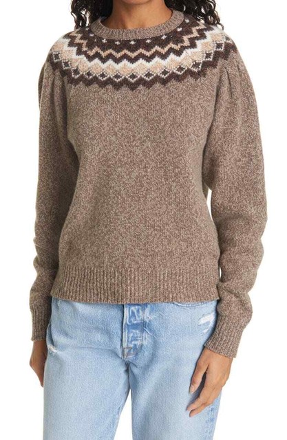 Frame Fair Isle Merino Wool Cashmere 