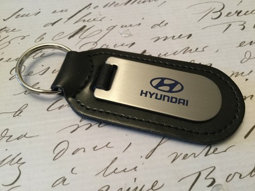 HYUNDAI Key Ring Etched and infilled On Leather - 第 3/3 張圖片