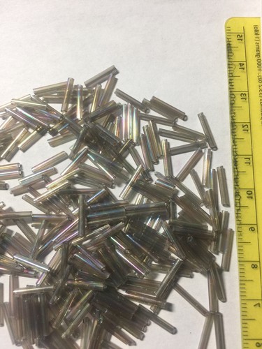 Size 5 Bugle Beads 12mm 35 Grams - Picture 94 of 122