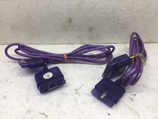 x2 violet one ps1 playstation game controller extension 6ft plug cable braided