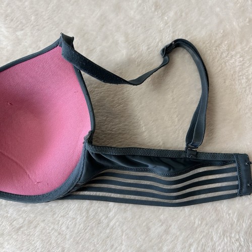 Pink Victorias Secret Wear Everywhere Push Up Bra Size 32D Blue - Picture 7 of 9