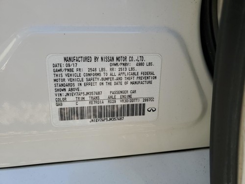 Chassis ECM Body Control BCM Main Fits 18 INFINITI Q50 2501213 - Picture 12 of 12