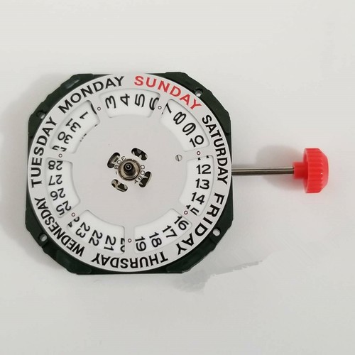Date @3 Day @12 Quartz Watch Movement 3 Hands Repair Parts For Miyota 2350 - Picture 9 of 12
