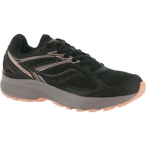 Saucony Damen schwarz Mesh Laufschuhe Turnschuhe 10 Weite (C, D, W) BHFO 3606