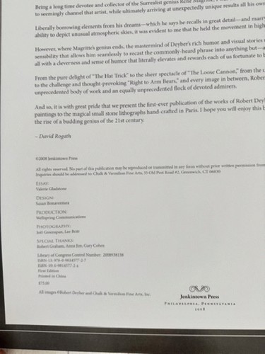 Robert Deyber A Language All His Own 1st Ed 2008 HC VG/VG Surrealism Art OOP - Picture 7 of 7