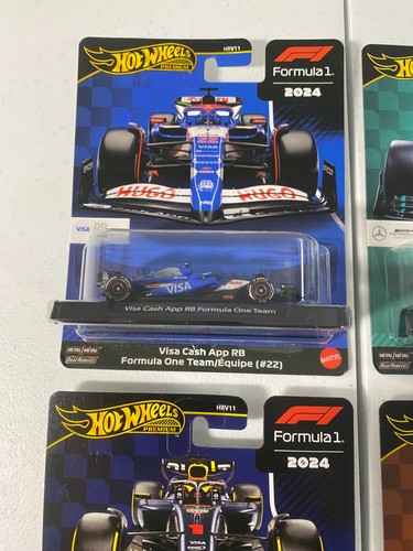 Hot Wheels 2025 Premium Formel 1 2024 Saison F1 Mix Sets mit 6 Autos, HRV11-956G - Bild 3 von 10