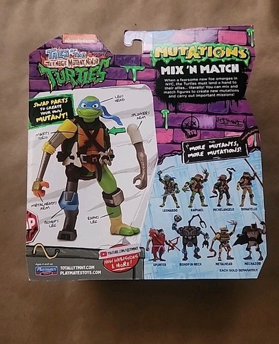 Tales Of The TMNT Mutations BRAZZATO Raph Mix Match Leo Highschool Michael Angelo - Foto 8 di 8