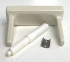 Vintage 1980s Ceramic Toilet Paper Holder Almond