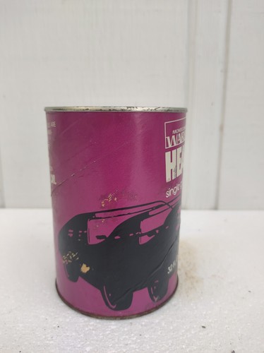 Vintage Montgomery Ward Ölkanne Werbung Auto Grafik lila 1 Quart Papier leer - Bild 4 von 6