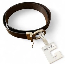 Calvin Klein Jeans Belt Reversible Brown and Black womens size L