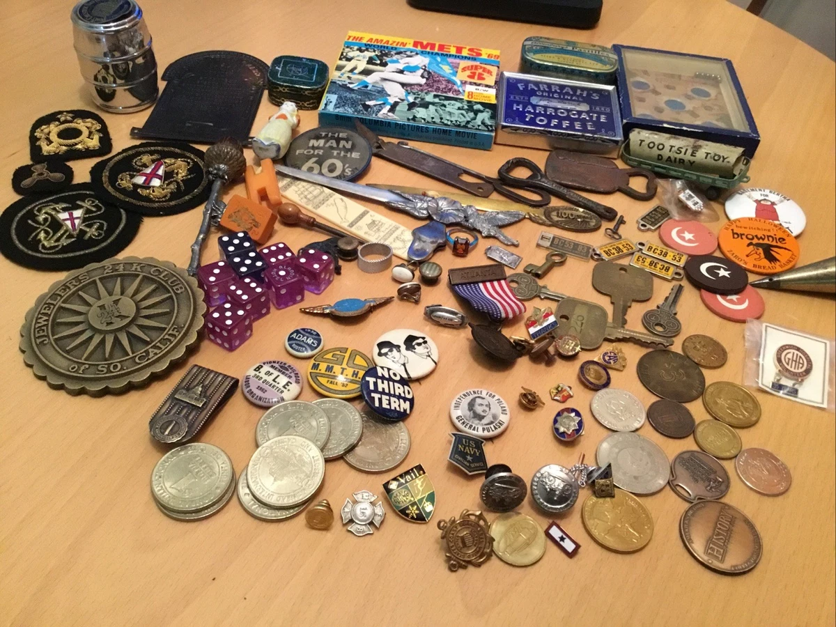 US junk drawer／アメリカのヴィンテージ小物 Vintage Junk Drawer Lot for sale | eBay