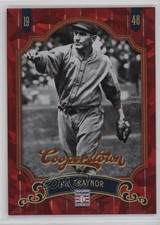 2012 Panini Cooperstown Red Crystal Collection 302/399 Pie Traynor #48 HOF qf6