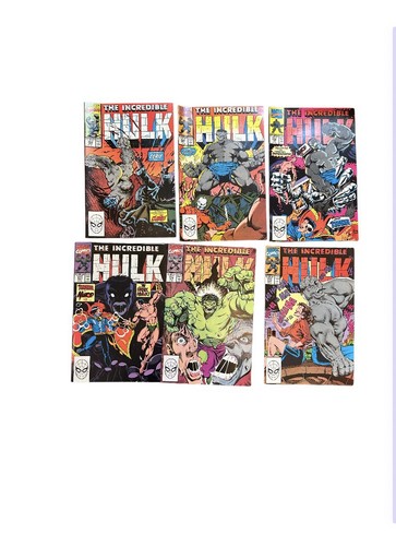 Lote De 6 Cómics De Colección 1990 El Increíble Hulk 368.369.370.371.372.373 - Imagen 15 de 15