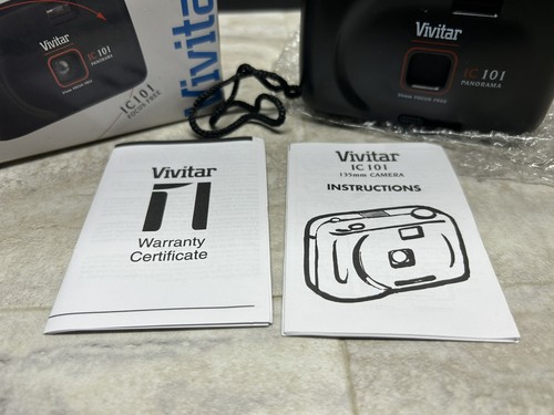 Vivitar IC101 Panorama 35mm Point & Shoot Film Camera Focus Free New In Box - Picture 8 of 16