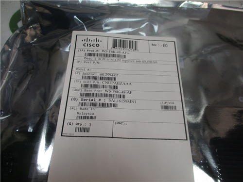 Cisco WS-F6K-48-AF= PoE Daughter Card for Catalyst 6500 Series New Open Box - Picture 2 of 6