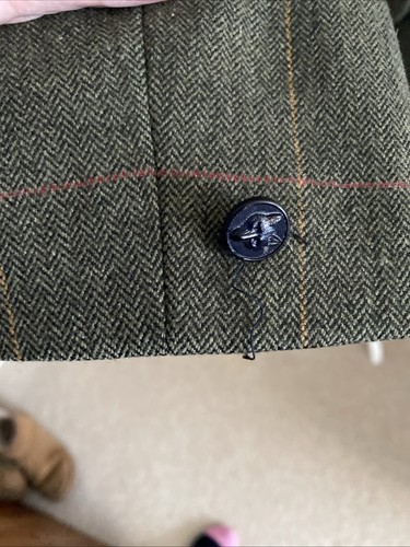 TAGG Spirt Ross Mid Green Tweed Fine Red/Yellow Chk Hacking Jacket 34" Vgc - Bild 7 von 23