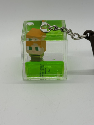Tsunameez Minecraft Cube Alex Water Keychain Figure - Picture 2 of 2