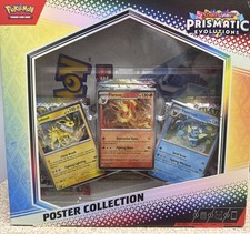 Pokemon TCG SV8.5 Prismatic Evolutions Poster Collection Box Sealed X2 Boxes