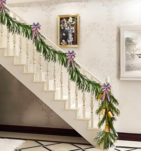 xChristmas Real Touch Norfolk Pine Garland Artificial Faux Greenery 6FT 1 - Picture 8 of 8