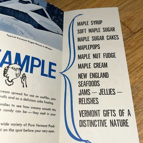 Folletos 1961 2-Jack Shelby Maple Museum + folleto de arce de Vermont - Imagen 12 de 19