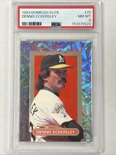 1993 Donruss The Elite Series #/10000 Dennis Eckersley #25 PSA 8 HOF
