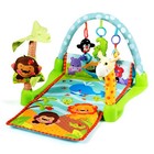 4-in-1 Activity Gym Home Mat Baby Activity Center w/3 Hanging Educational Toys