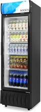 8.1Cu.Ft Commercial Glass Door Merchandiser Beverage Refrigerator Display Cooler