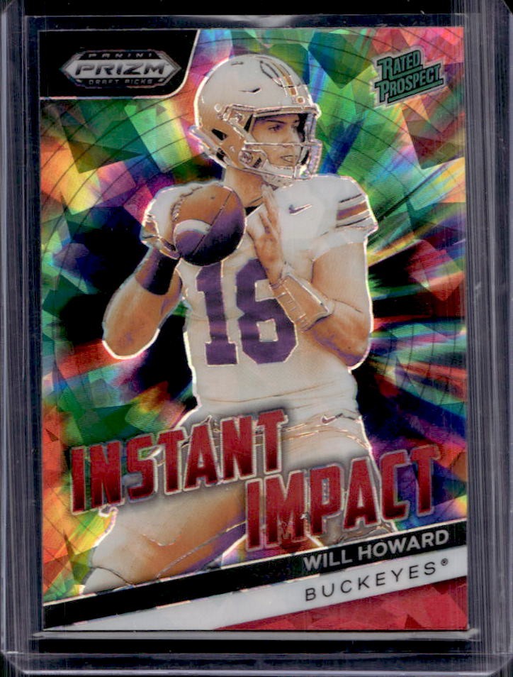 2024 Prizm Draft Picks Will Howard Instant Impact Red Ice Rated Prospect #II-WH